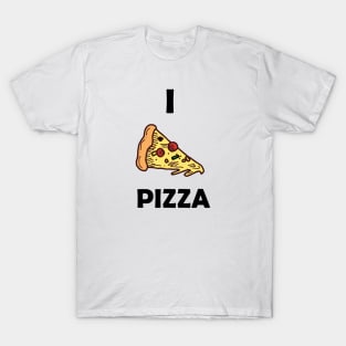 Funny design saying I Pizza, Pizzeria Paradise, Cute & Savory Pizza Love T-Shirt